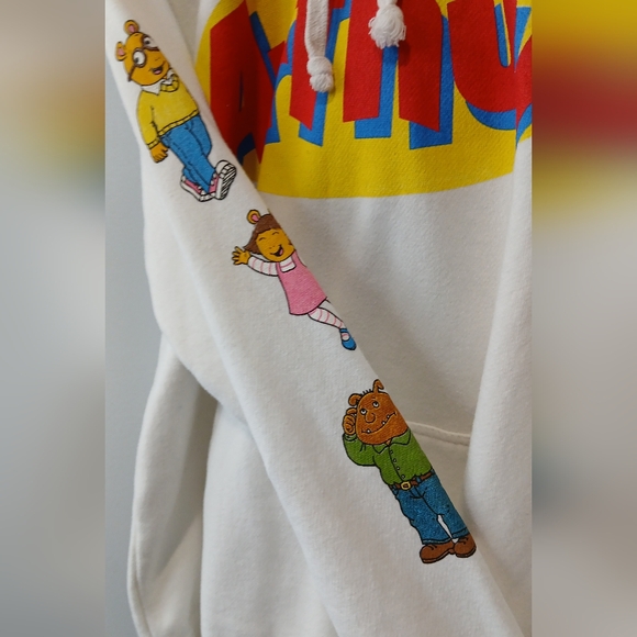 Arthur Cartoon Hoodie Womens Medium - Picture 2 of 5